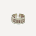 Silver Engraved Wisdom Ring | A Symbol of Strength and Harmony